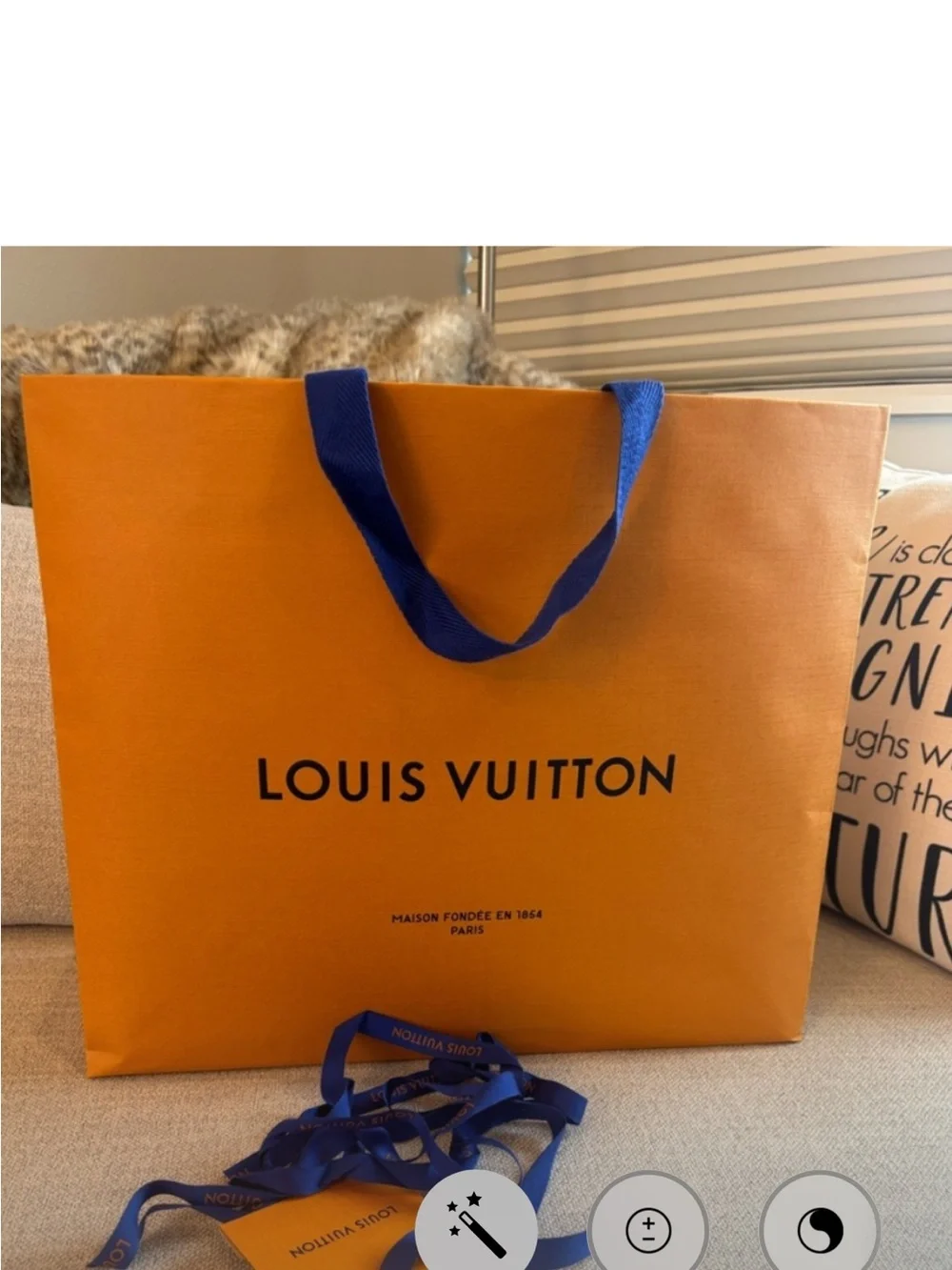 Louis Vuitton Black Embossed Monogram never fall MM with Pouch